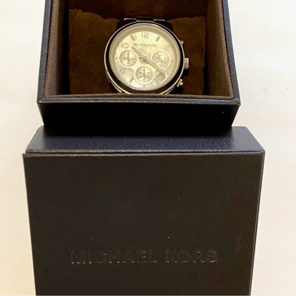 Women's Michael Kors Runway Chronograph Stainless Steel Watch MK 5304 - Picture 9 of 9